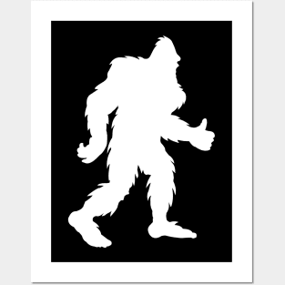 Bigfoot Silhouette Posters and Art